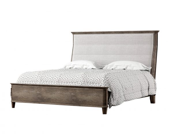 Alvius King Size Sleigh Bed 3D Model RenderNode
