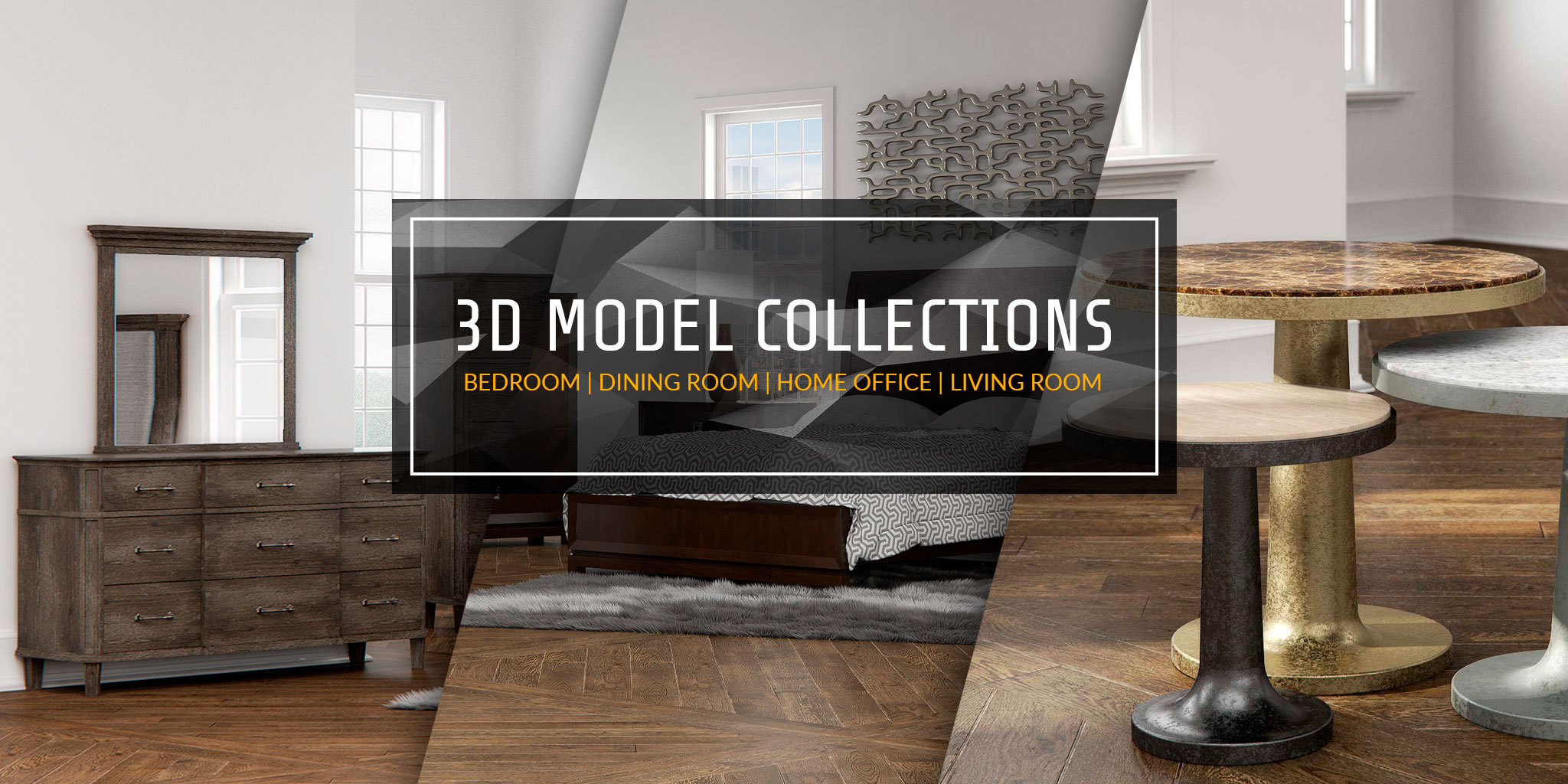 3D Furniture Model Collections RenderNode