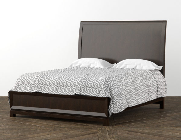 Caudex Queen Bed 3D Model RenderNode