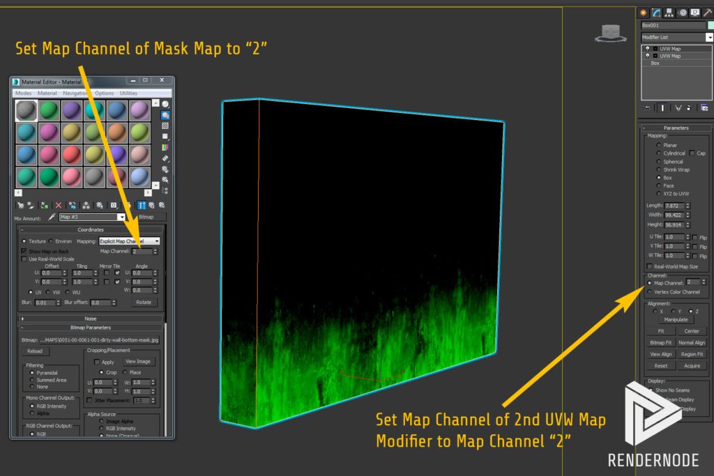 UV Mapping Channels Step 2