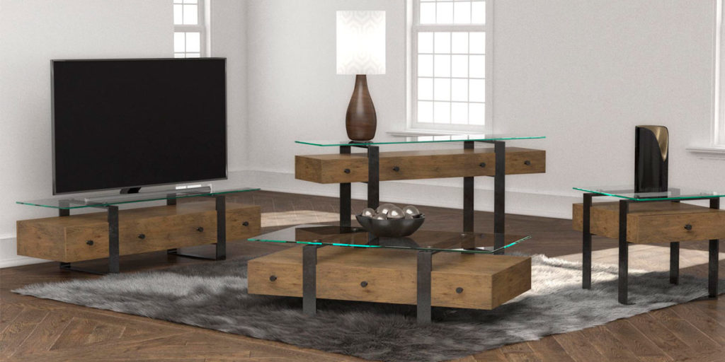 Occasional Table Collection lifestyle 3D rendering