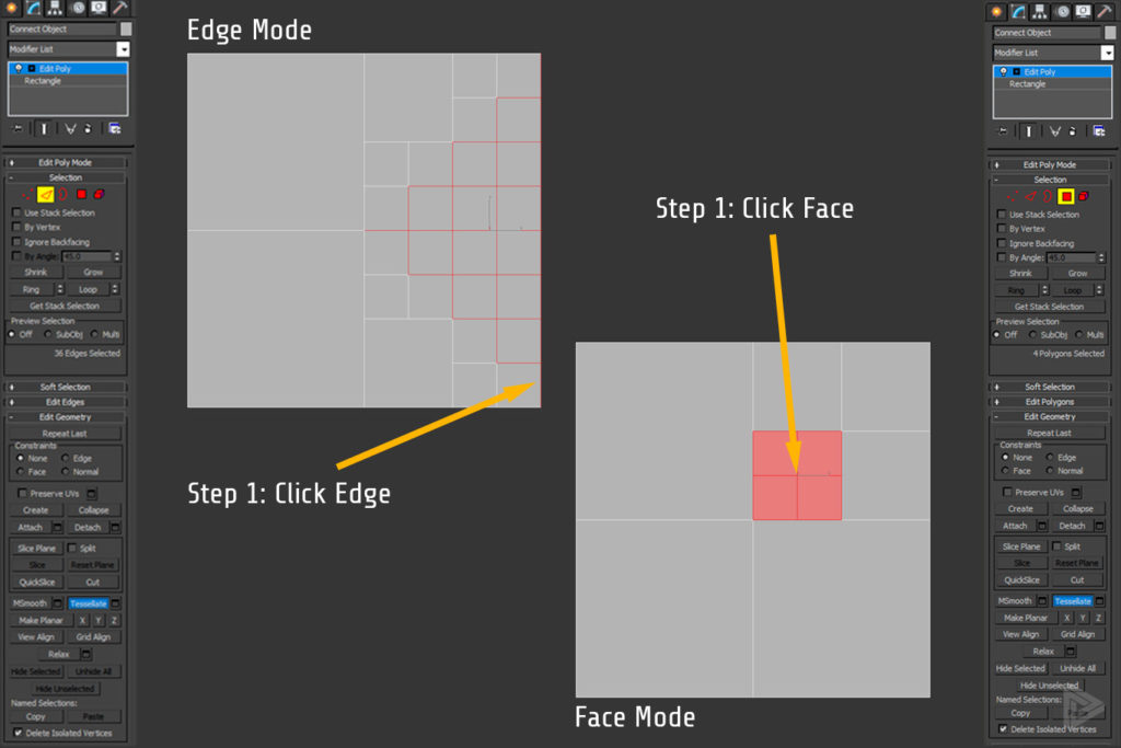 Tesselate add vertex in 3DS Max rendernode