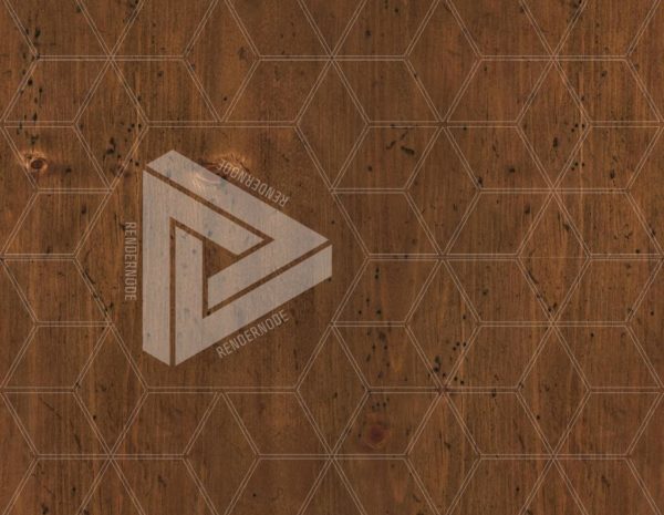 Rustic Knotty Pine Diffuse Map by Rendernode