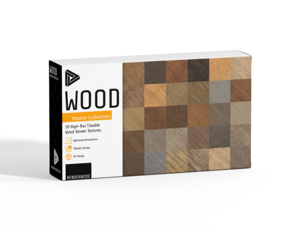 Rendernode Wood Texture Collection Box