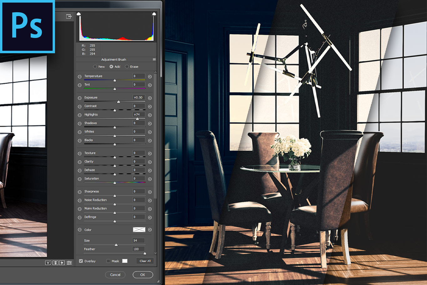 Using Photoshop S Camera Raw To Edit 32 Bit Hdr Images Rendernode